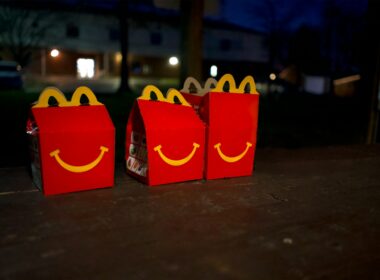 two red and yellow mcdonalds boxes